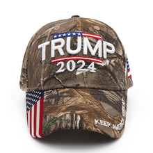 Load image into Gallery viewer, Trump 2024 Camo Hat